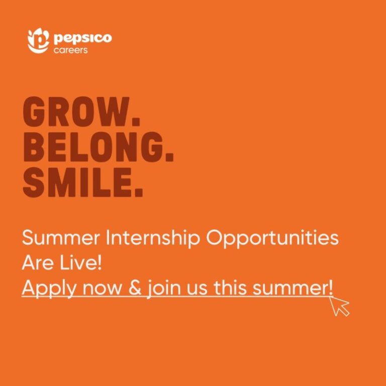 PepsiCo Egypt Summer Internship Program